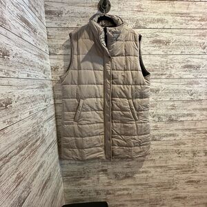 Michelle Mae Taupe Quilted Vest